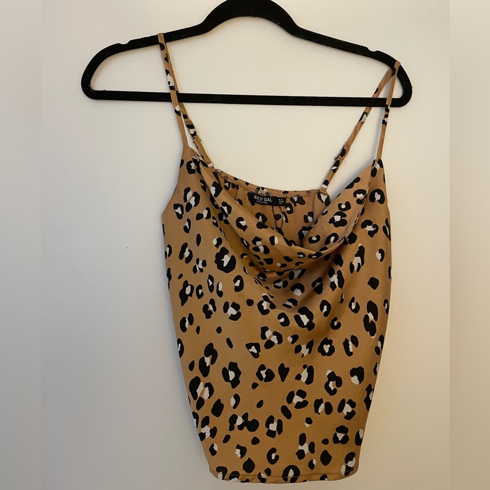 Nastygal animal print top